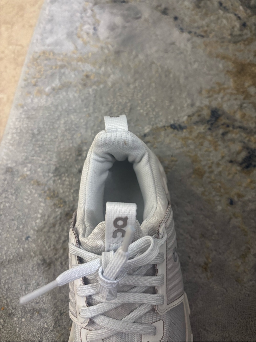 On Running White Athletic Running Sneakers - Picture 10 of 10